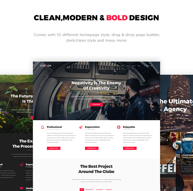 Cordon - Responsive One Page & Multi Page Portfolio Theme - 1