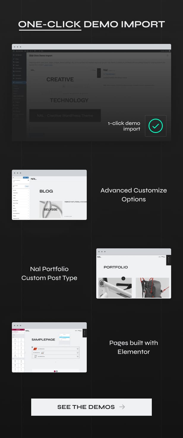 Nal - Creative Portfolio WordPress Theme - 2