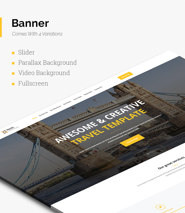 Travelly - Travel, Tourism & Agency HTML Landing Page - 6