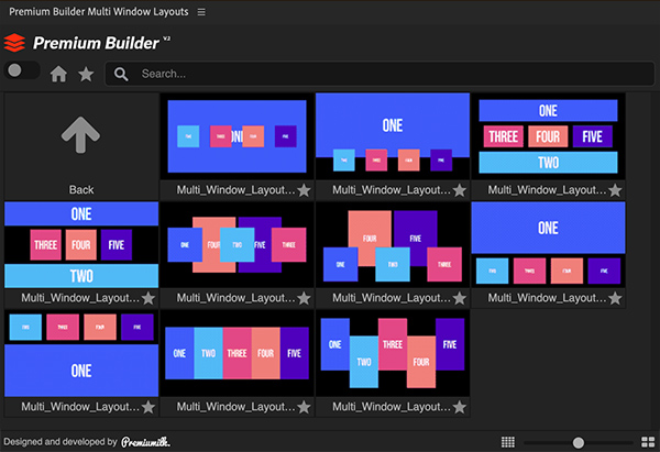 Multi Window Layouts 50084443 - Project and Script for After Effects (Videohive)