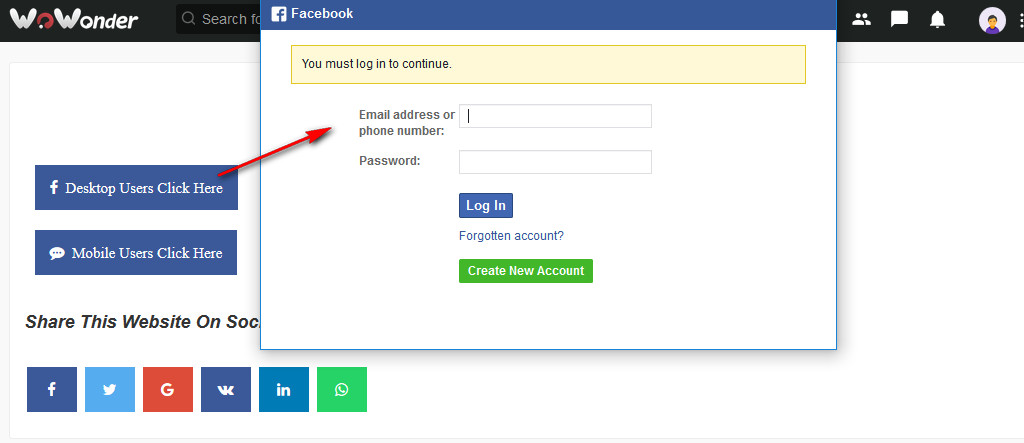 Facebook Invite Addon For WoWonder - 1