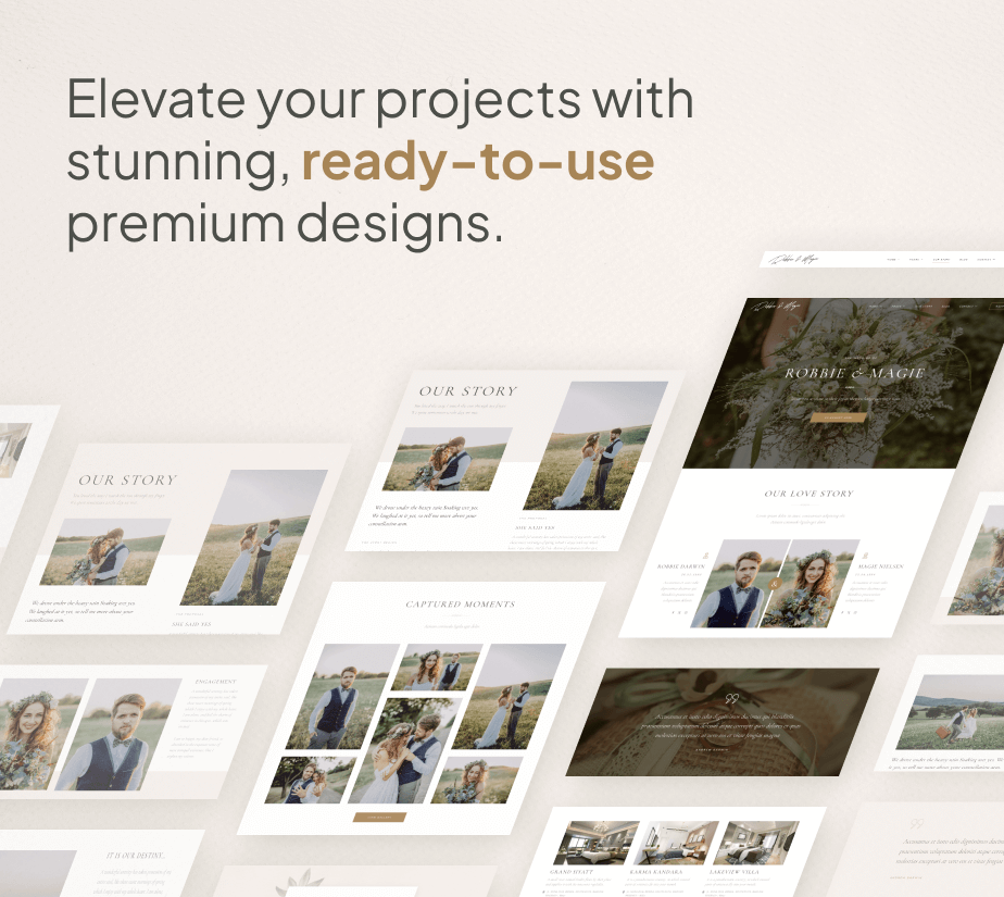 Robbie & Magie - Wedding Event Invitation FSE WordPress Theme - 5
