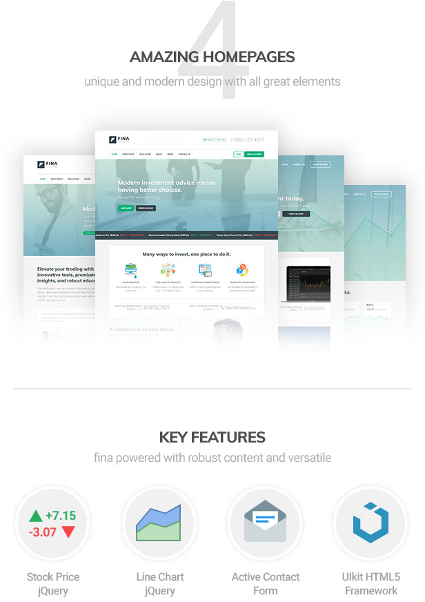 Fina - Finance and Business HTML Template - 1