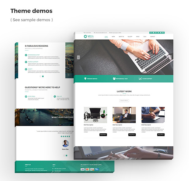 Vida - Multipurpose Muse Template - 11