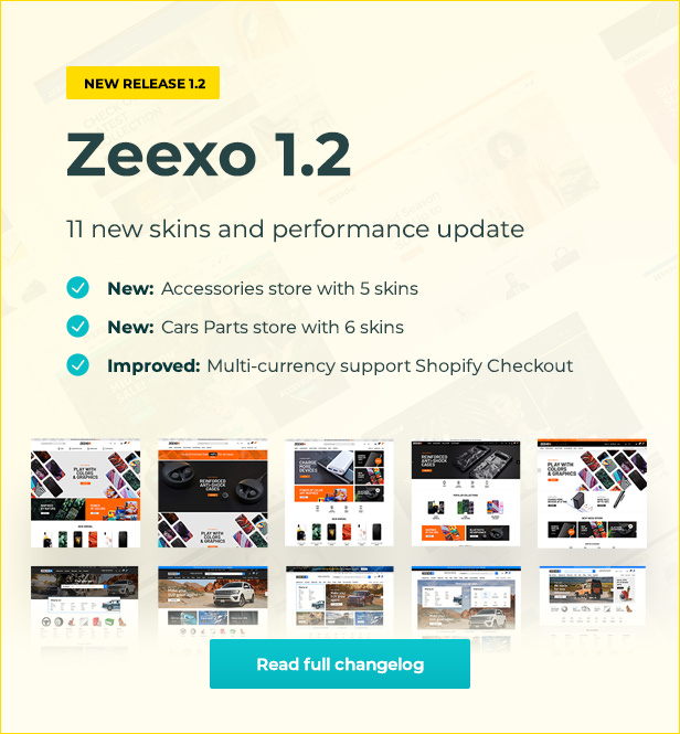 Zeexo 多用途 Shopify 主题