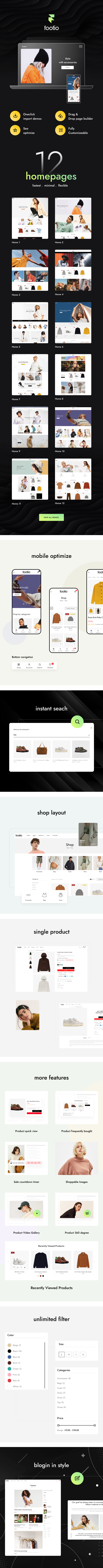 Footio – Fashion Store WooCommerce Theme - 1