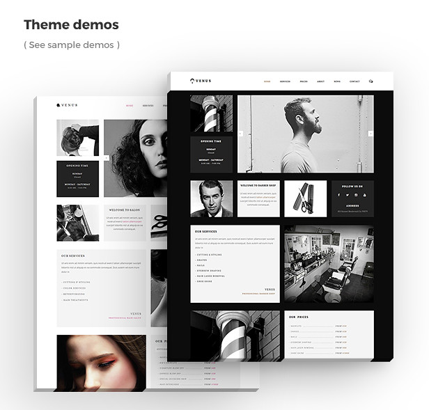  Venus - Hair Salon & Barber Shop Template - 7