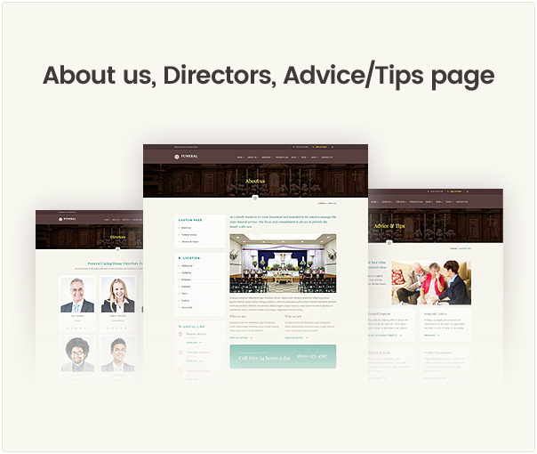 Funeral Service Responsive WordPress Theme