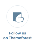 follow us on themeforest