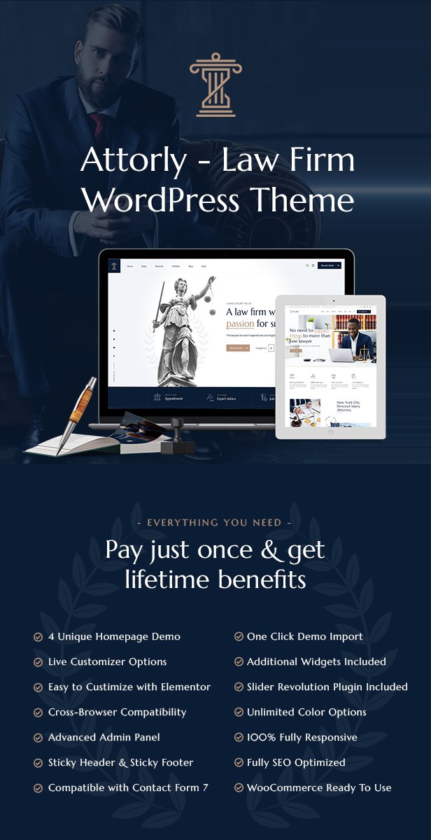 Attorly WordPress Theme