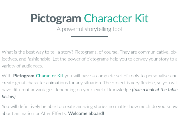 Pictogram Character Kit - 2
