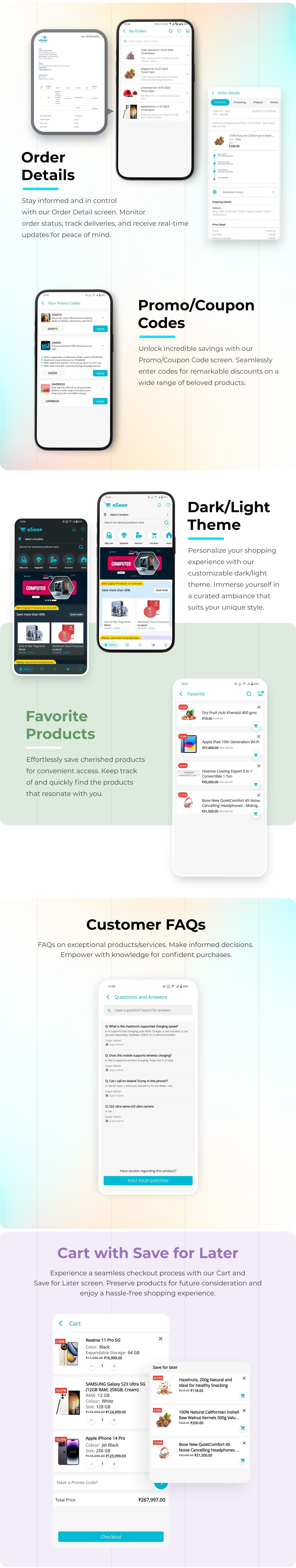 eShop- eCommerce Single Vendor App | Shopping eCommerce App with Flutter - 17