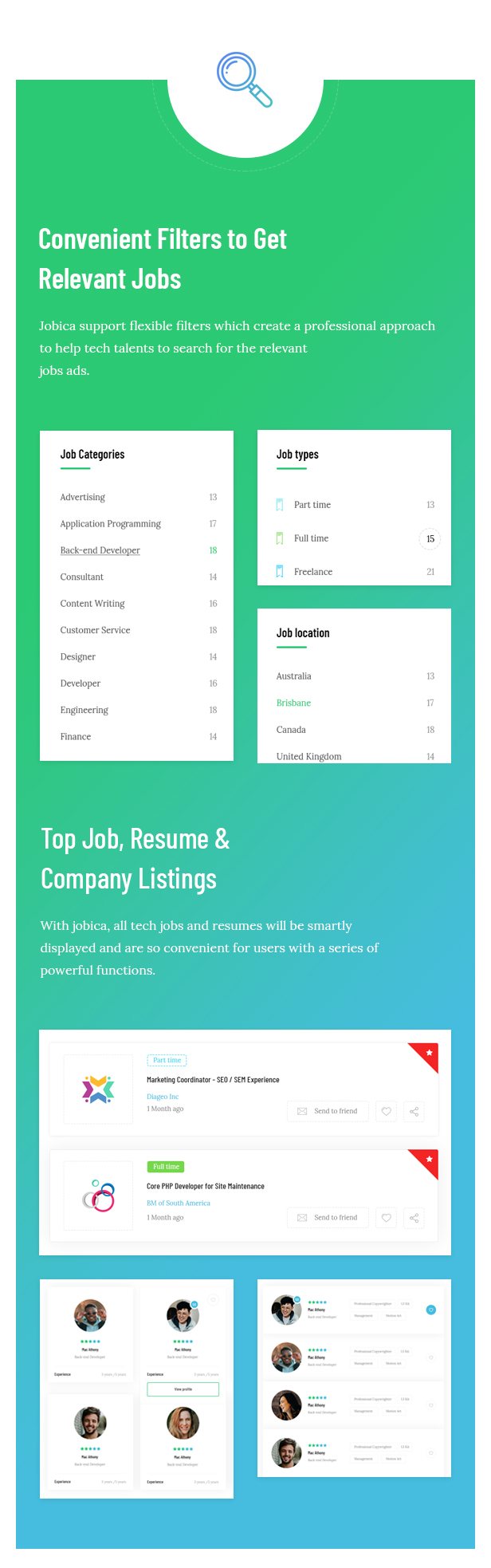 Jobica - Elementor IT Job Board WordPress Theme - 3