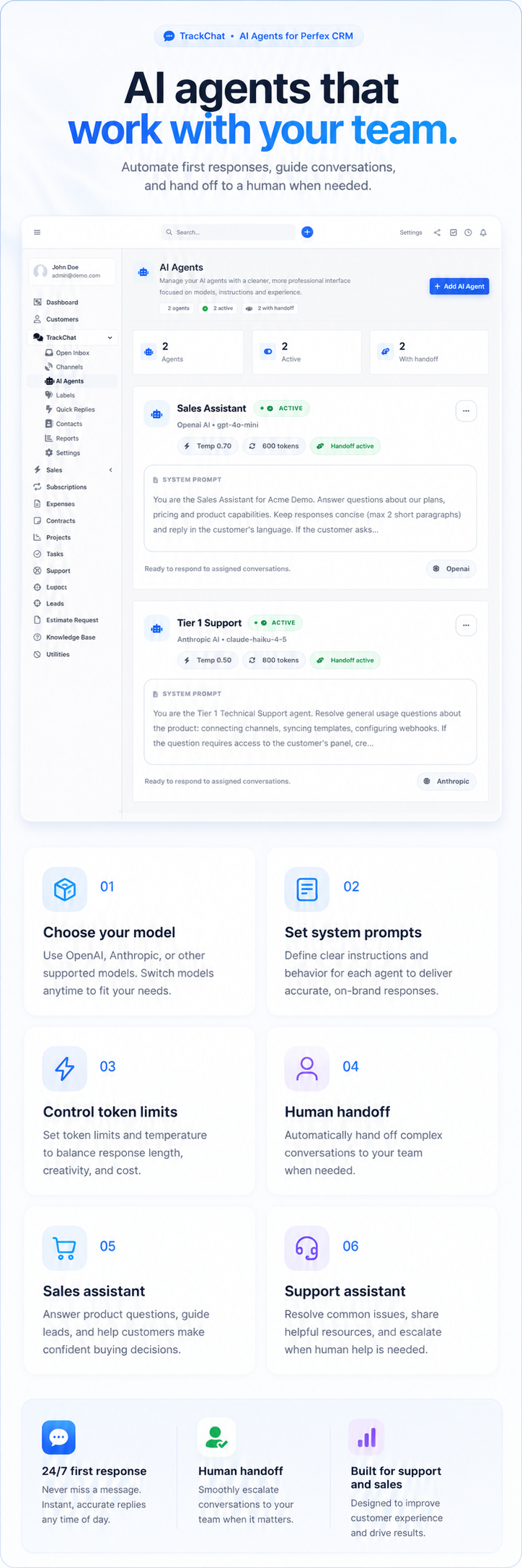 TrackChat - Inbox for Perfex CRM with AI Agents - 3