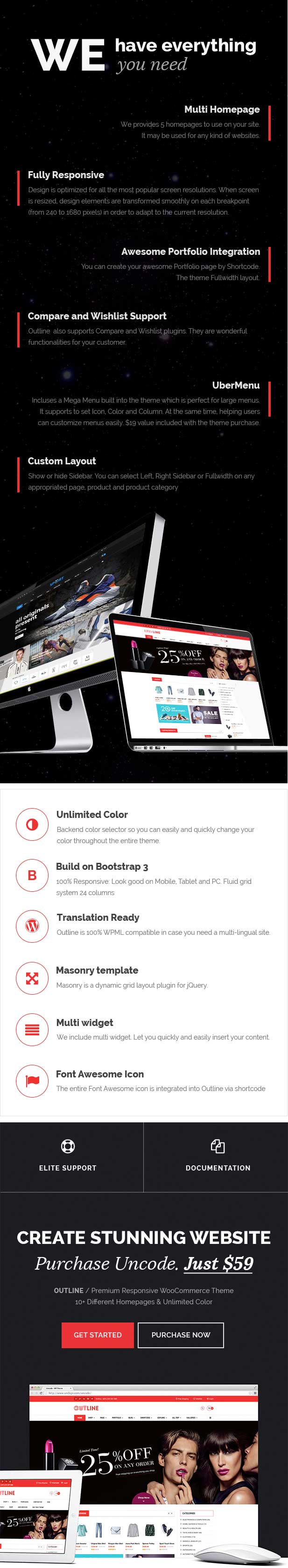 Wordpress Woo OutLine