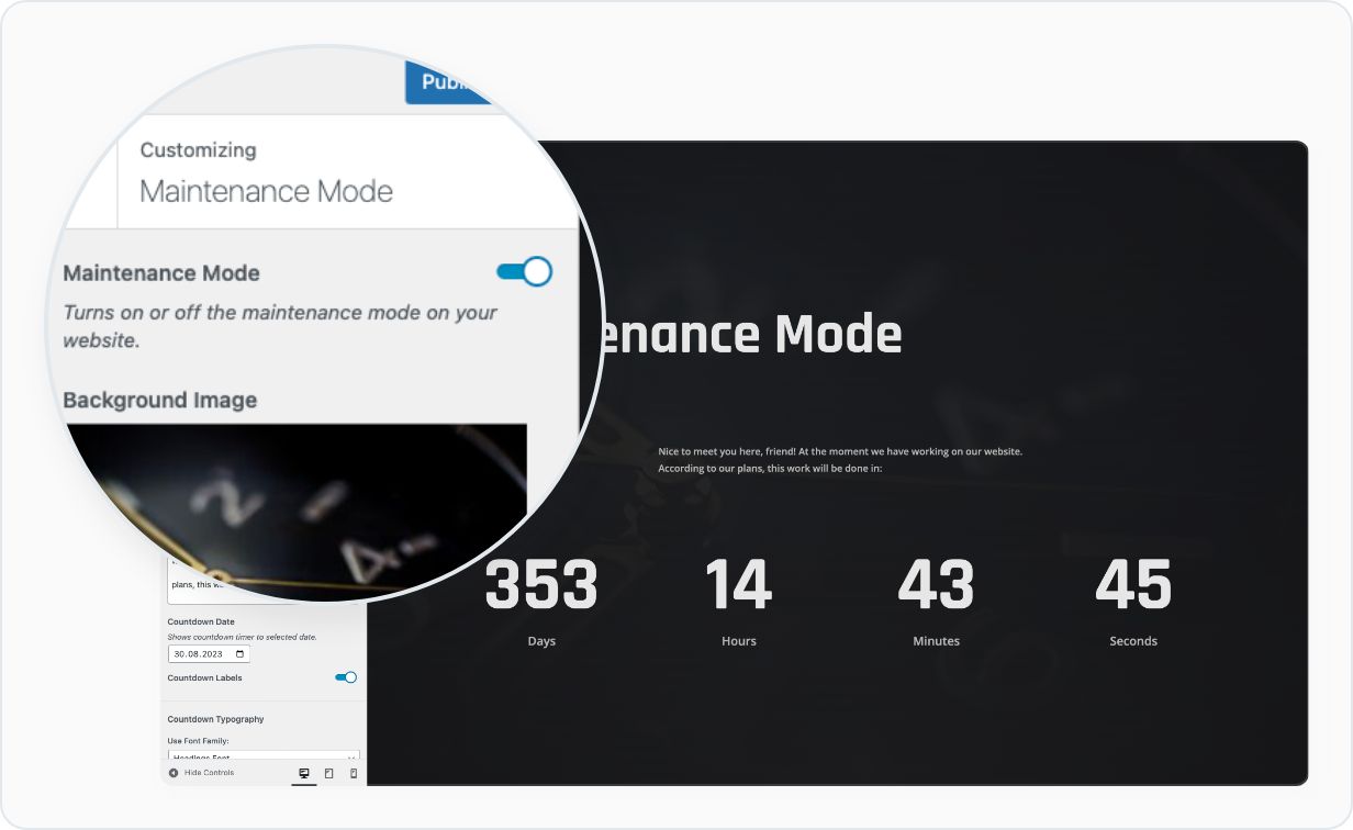 Easy Maintenance Mode