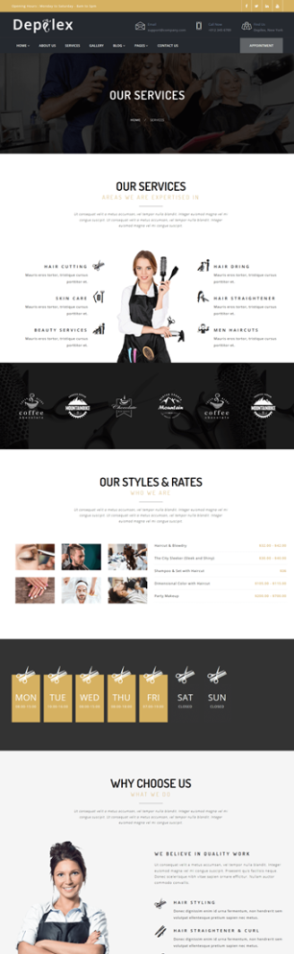 Depilex Salon - Parlour - Spa - Gym - Multipurpose WP Theme - 3