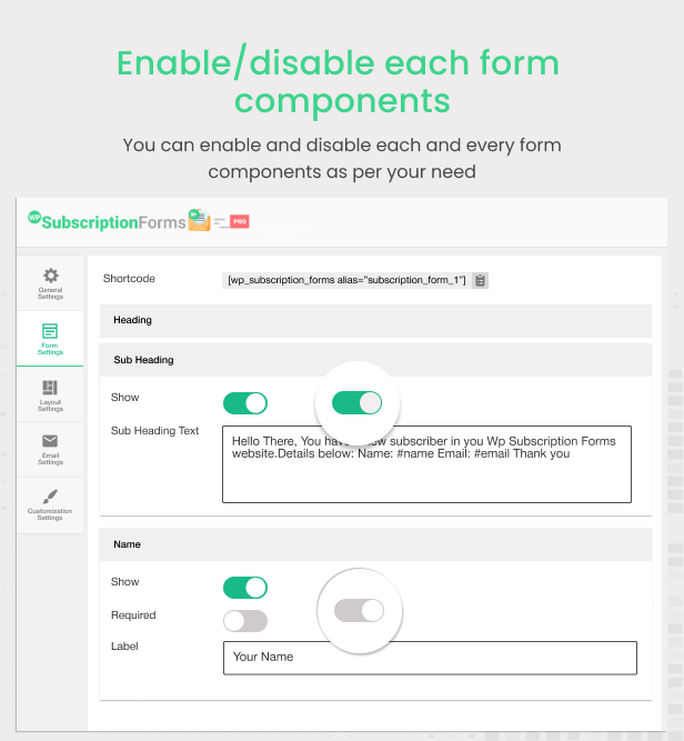 WP Subscription Forms PRO