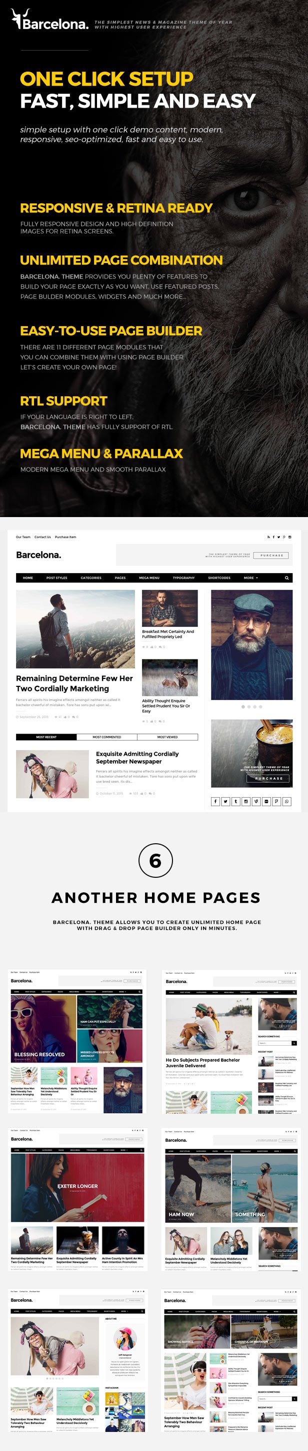 Barcelona. - Clean News & Magazine WordPress Theme - 1