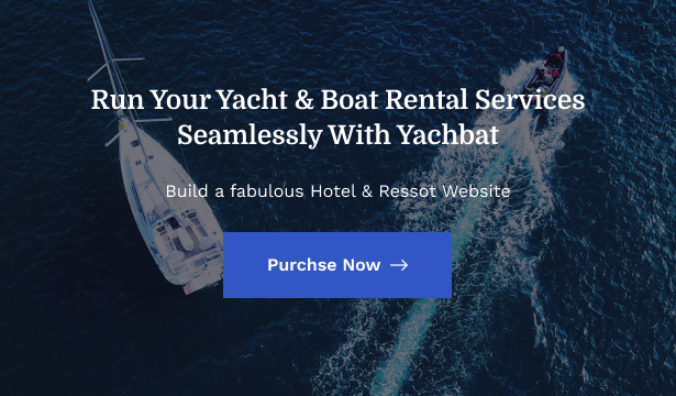 Yachbat - Boat & Yacht Trip WordPress Theme