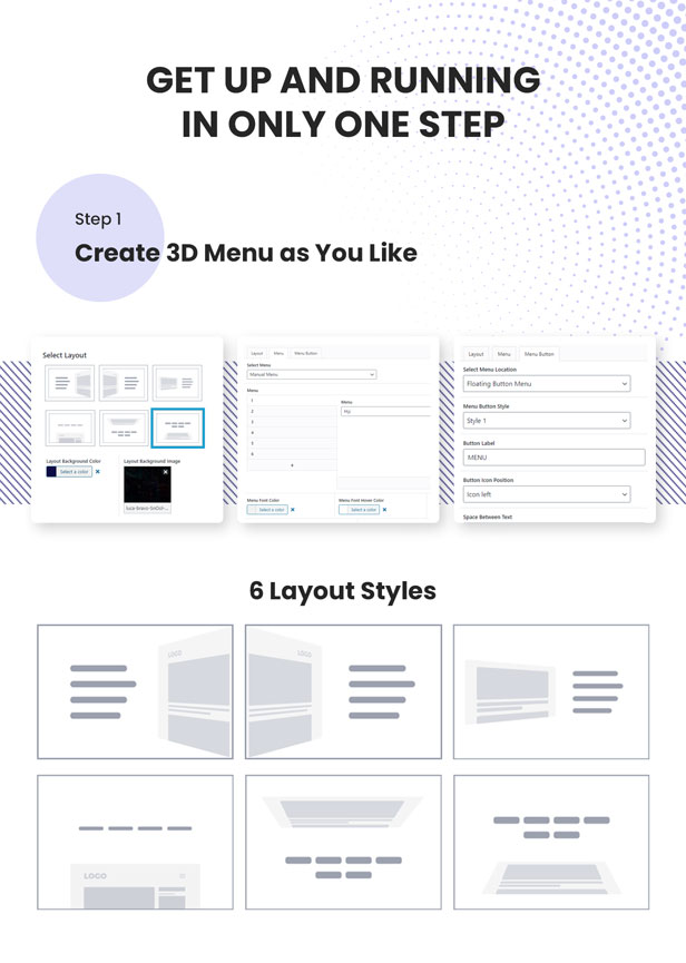 Stunning 3D Off Canvas Menu WordPress Plugin - 3D Menu Awesome - 4