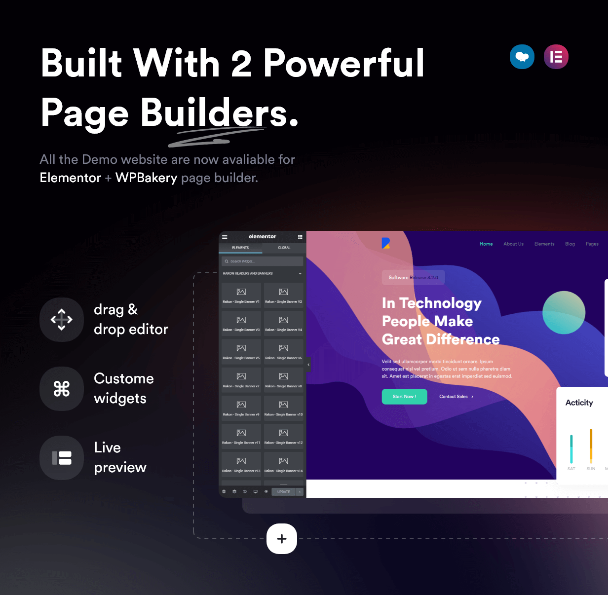 Rakon - Creative Multi-Purpose Landing Page HTML5 Template (RTL Supported) - 2