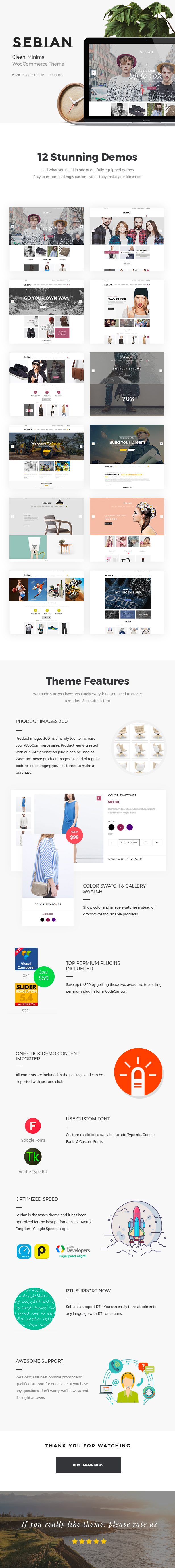 Sebian - Multi-purpose WordPress WooCommerce Theme - 1