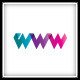 WWW Web Designer Wavelength Logo Template - GraphicRiver Item for Sale