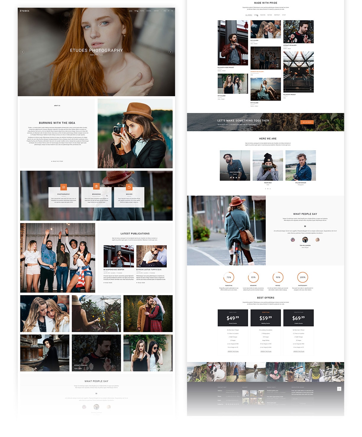 Premium Photo Template - Etudes - 5