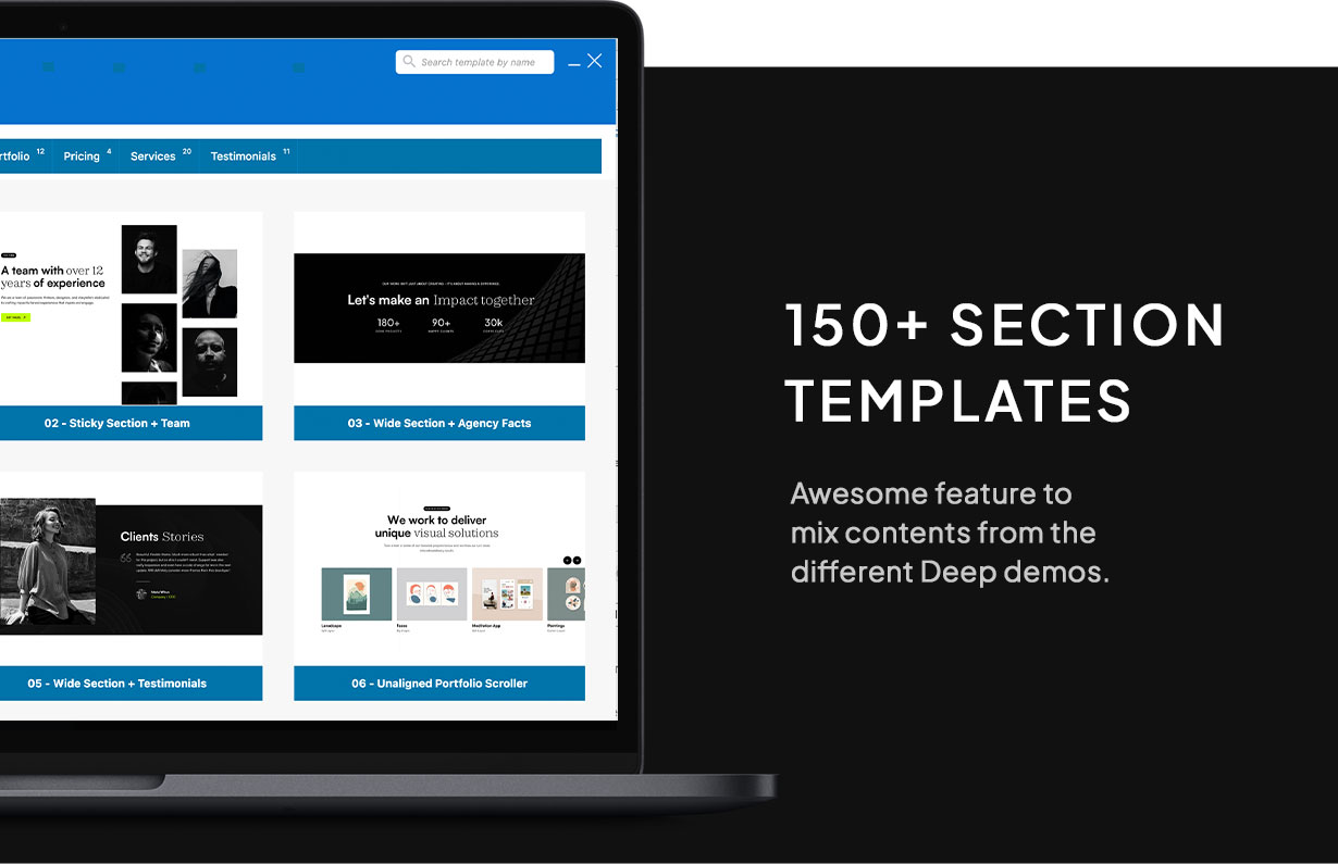 Deep - Creative Agency & Portfolio WordPress Theme - 7