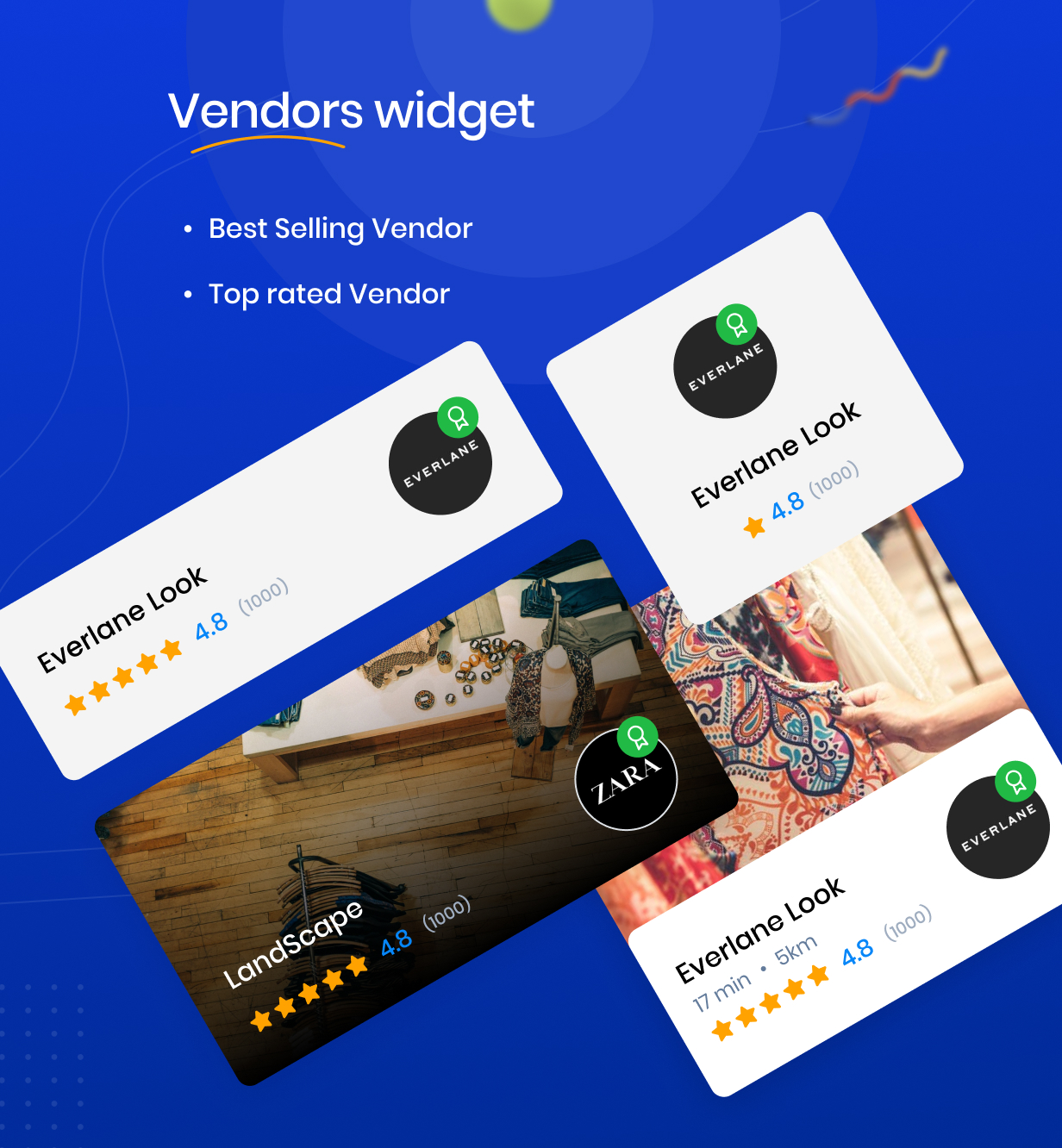 Vendors widget