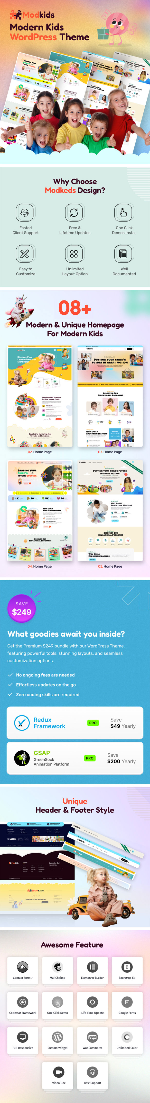 Modkids - Modern Kids WordPress Theme - 5