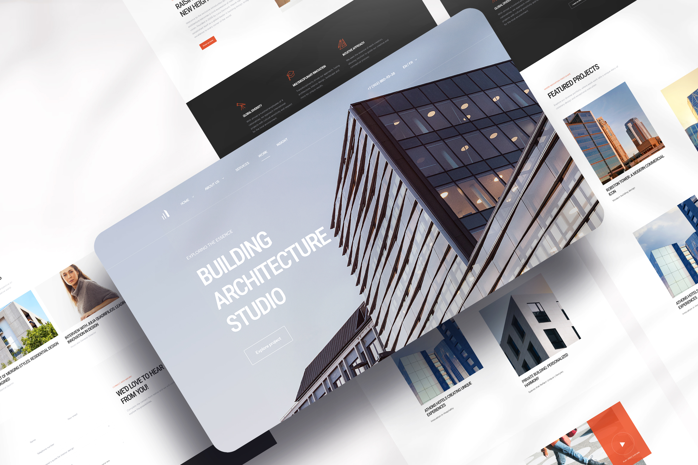 Moork - Architecture Figma Template - 5
