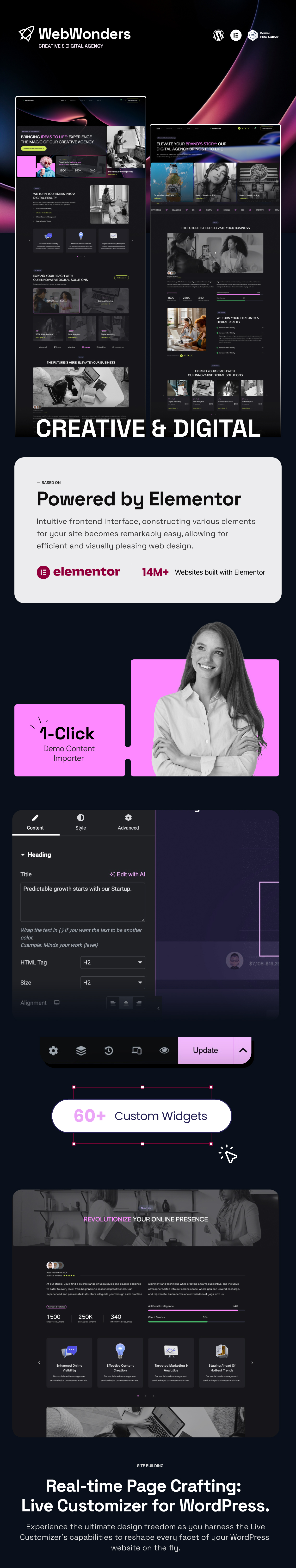WebWonders - Creative & Digital Agency WordPress Theme - 1