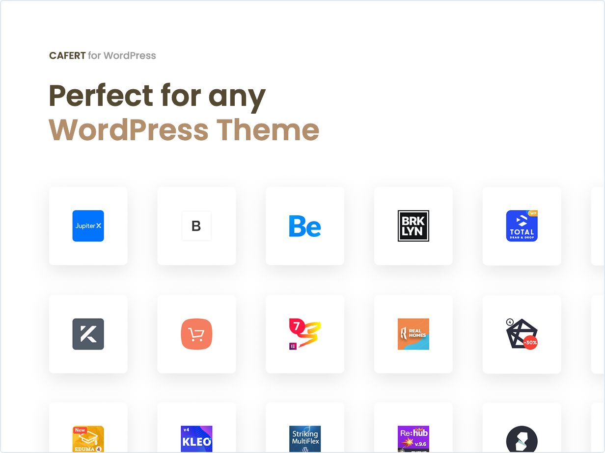 Perfect for any WordPress Theme