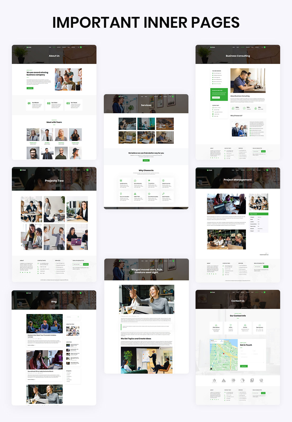 Unitek - Business WordPress Theme