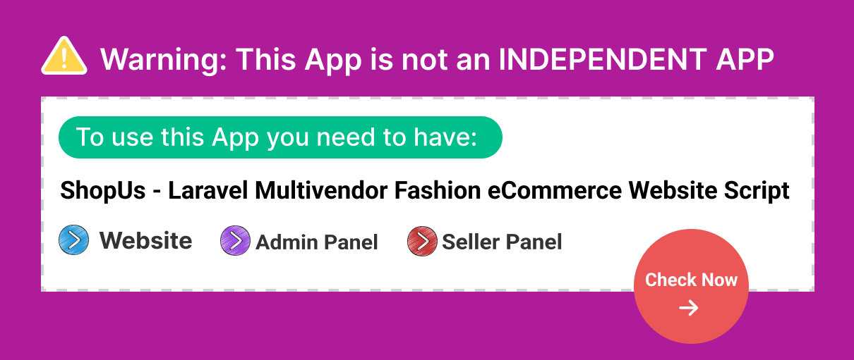 ShopUs - Laravel Multivendor Fashion eCommerce Website