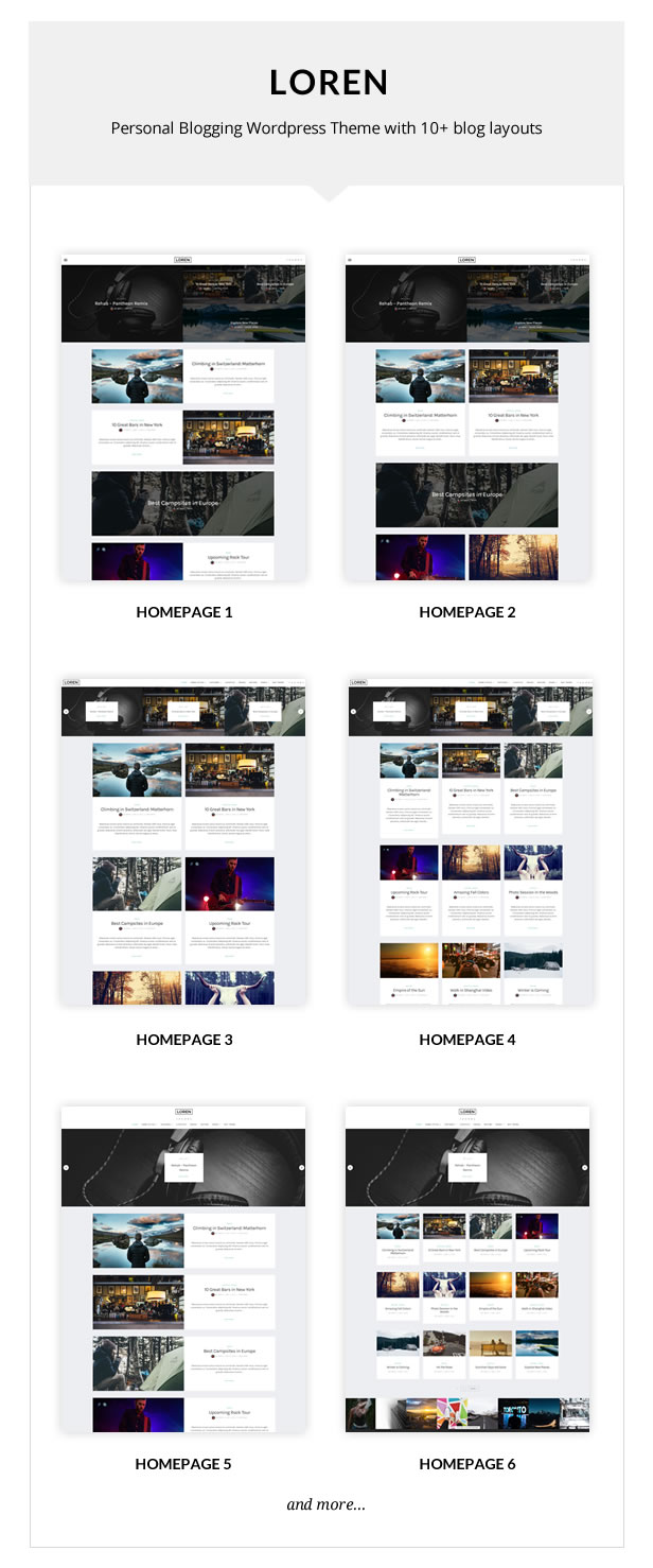 Loren - Responsive WordPress Blog Theme - 1