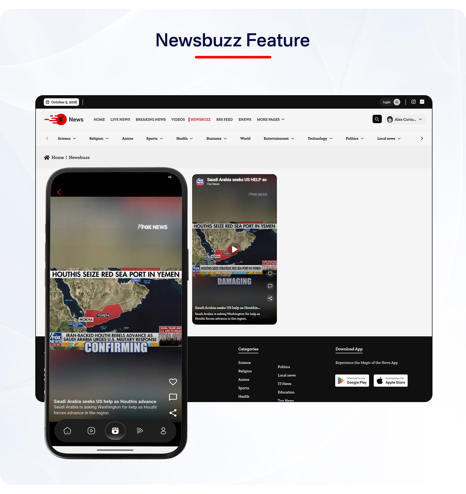 News App and Web - Flutter News App for Android and iOS App | Laravel Admin Panel + News Website - 19