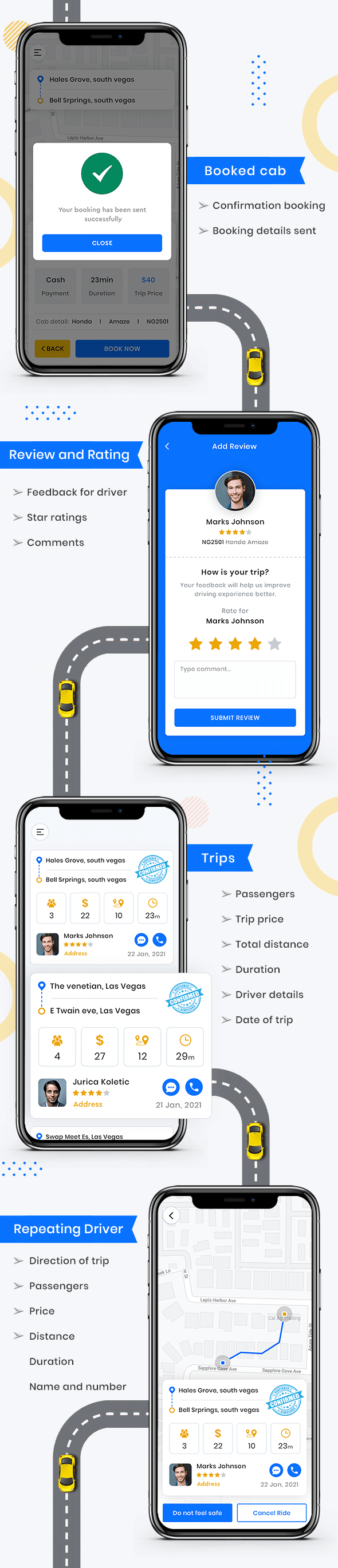 CabME - Flutter Complete Taxi app | Taxi Booking Solution - 7