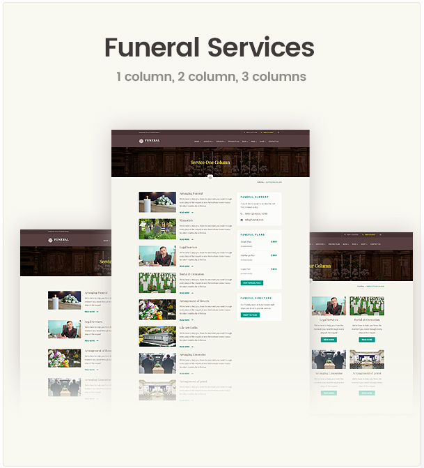 Funeral Service Responsive WordPress Theme