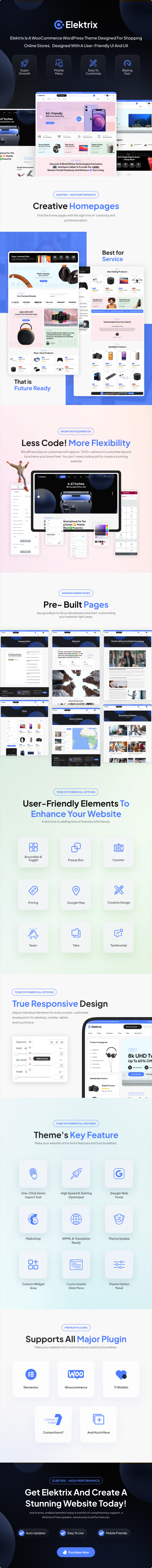 Elektrix - Electronics eCommerce WordPress Theme - 1