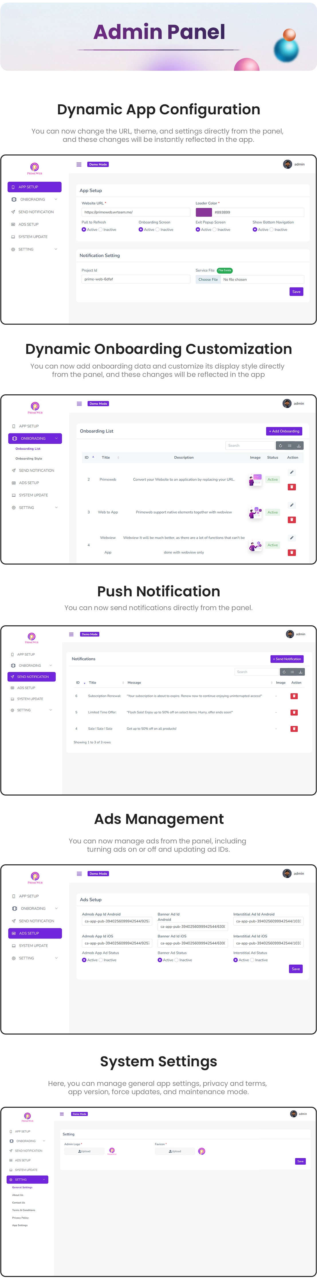 Prime Web - Convert Website to a Flutter App | Web View App | Web to App - 12