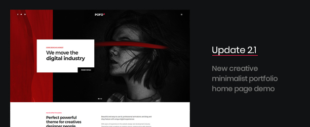 Pofo - Creative Agency, Corporate and Portfolio Multi-purpose Template - 3