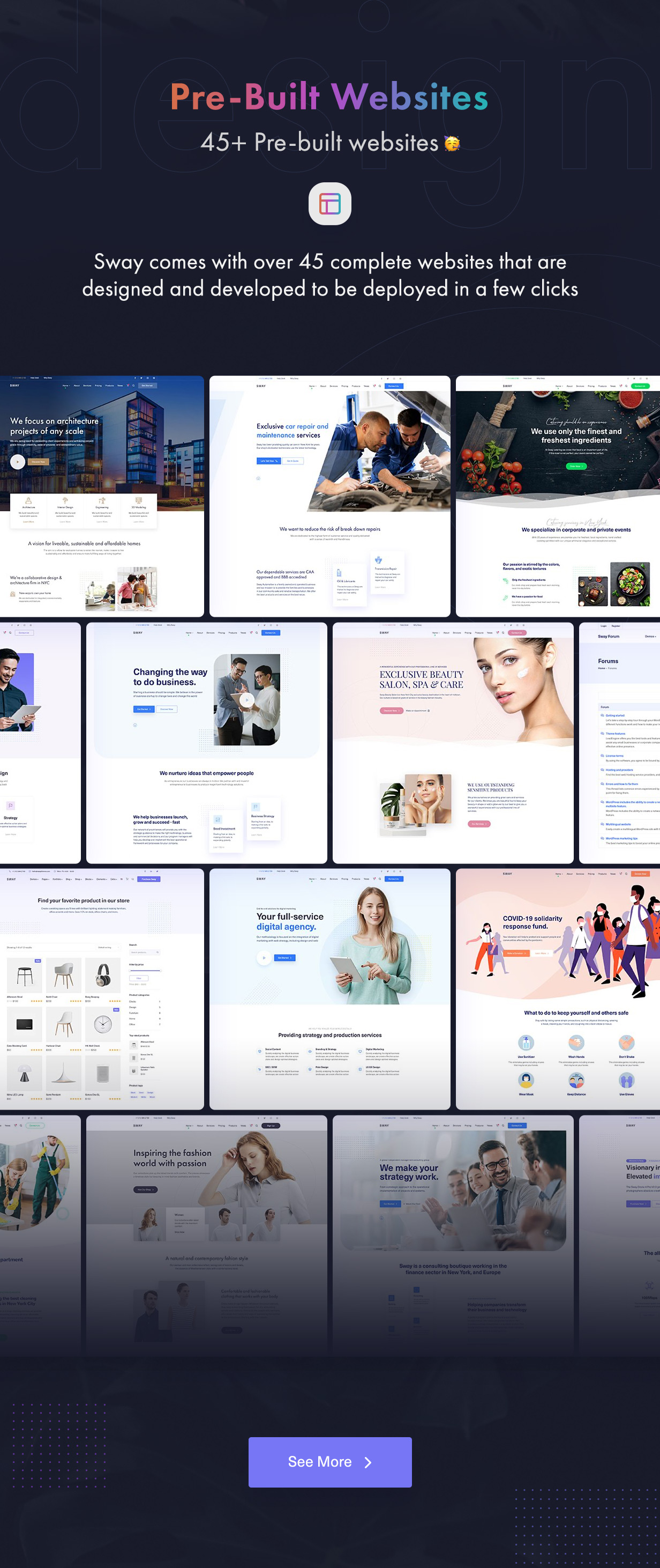 Sway - Multi-Purpose WordPress Theme - 9