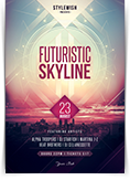 Futuristic Skyline Flyer
