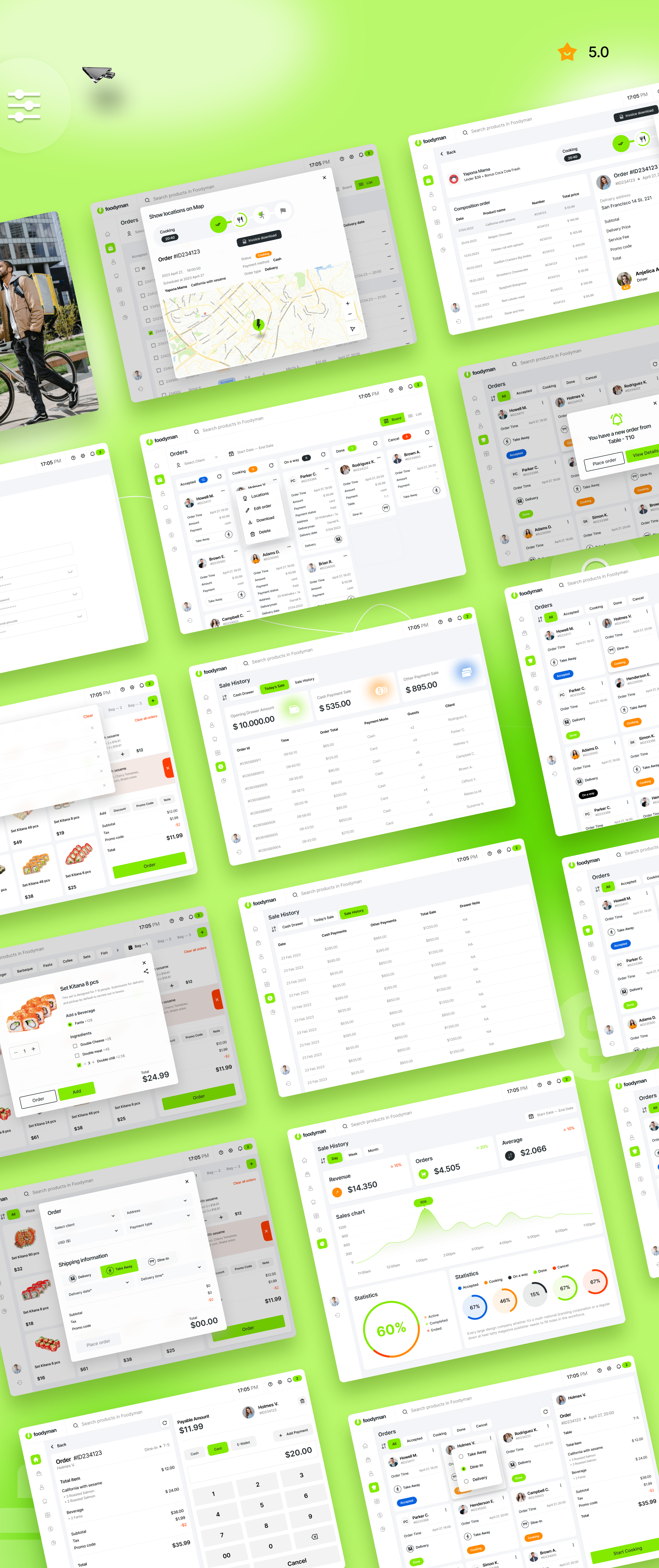 Foodyman POS + Kitchen + Table Reservation + Order Management Application (iOS, Android, Desktop) - 11