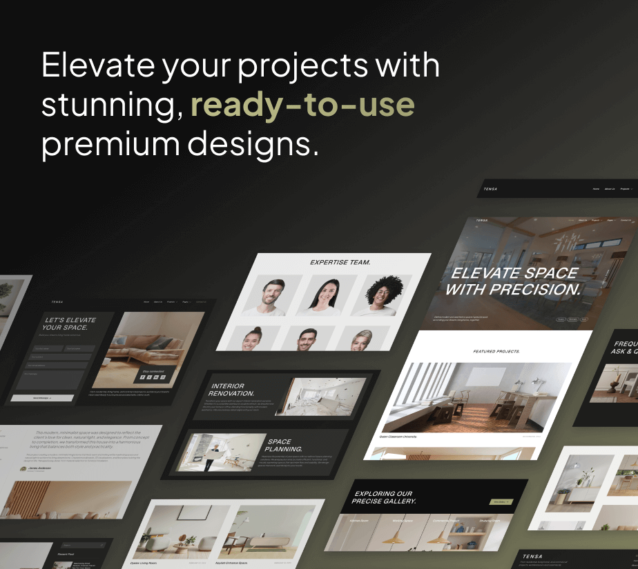 Tensa – Interior Design & Architecture Firm FSE WordPress Theme - 5