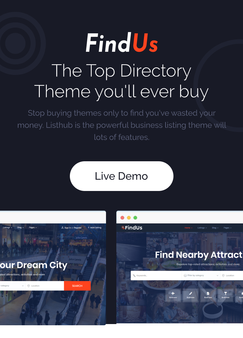 Findus - Directory Listing WordPress Theme - 4