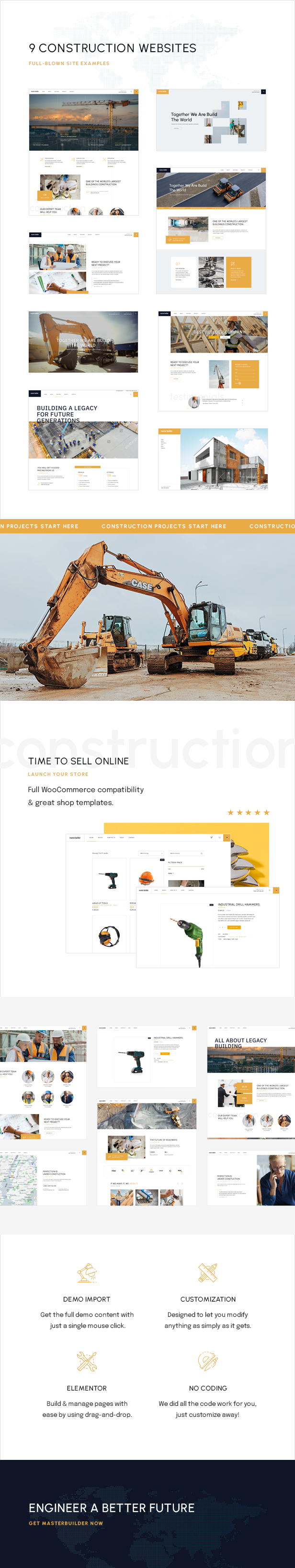 MasterBuilder - Construction WordPress Theme - 1